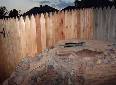 pond fence
