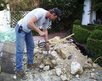 boulder, caliche