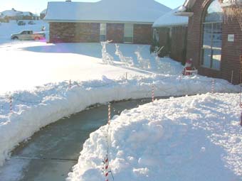snow path